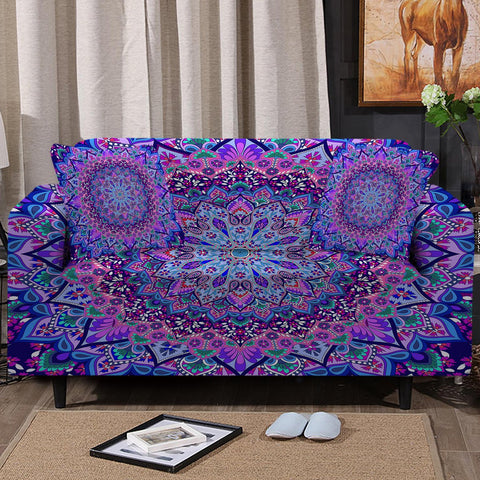 Image of Cosmic Bohemian Sofa Cover - Beddingify
