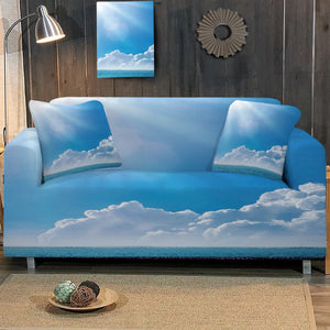 Into the Blue Sofa Cover - Beddingify