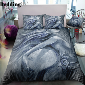 Dark Mermaid Bedding Set - Beddingify