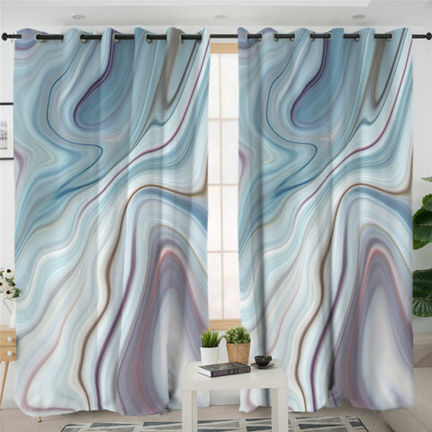 Image of Abstract Colors Dim 2 Panel Curtains