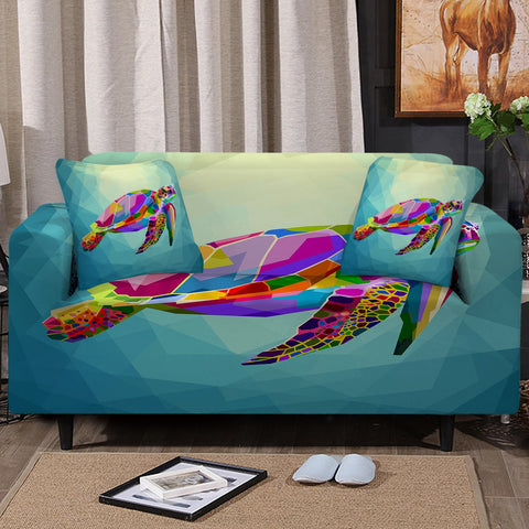 Image of Maui Sea Turtle Sofa Cover - Beddingify