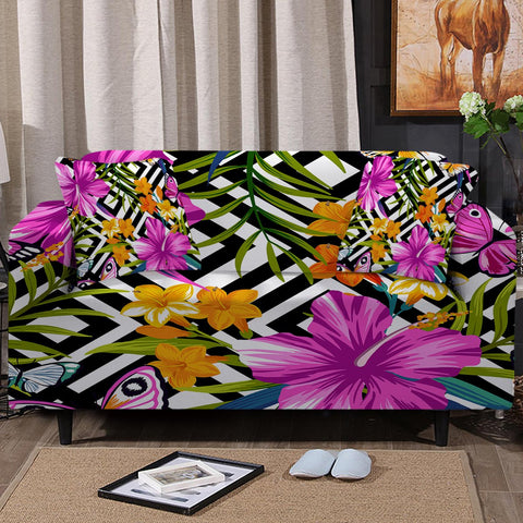 Image of The Flower Garden Sofa Cover - Beddingify