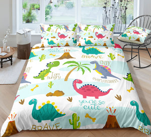 Cute Dinosaur Bedding Set - Beddingify