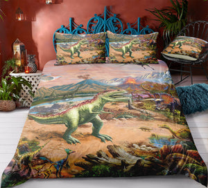 Dinosaur Themed Bedding Set - Beddingify