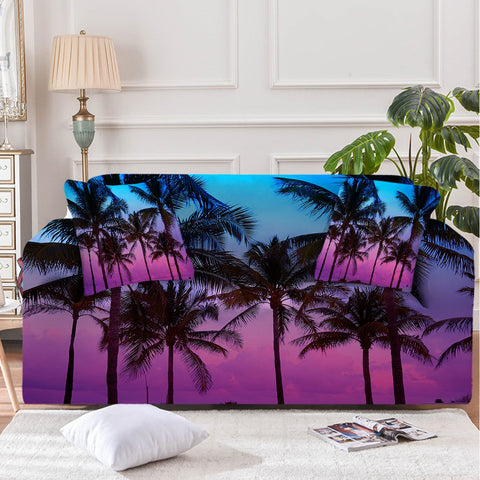Image of Tropical Skies Sofa Cover - Beddingify