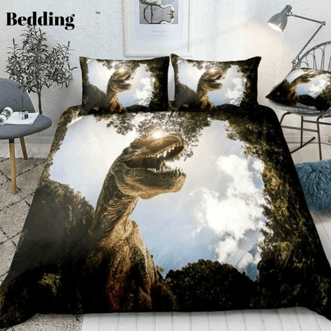 Image of 3D Dinosaur Bedding Set - Beddingify