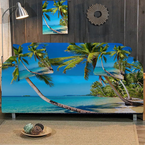 Image of Tropical Escape Sofa Cover - Beddingify
