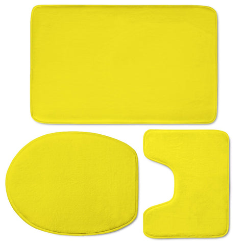 Image of Aureolin Yellow Toilet Three Pieces Set