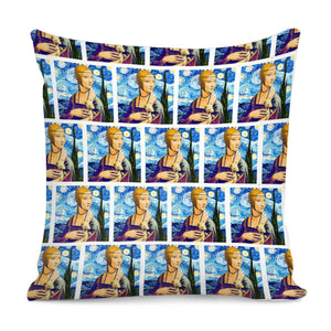 “Lady With An Ermine” Pillow Cover