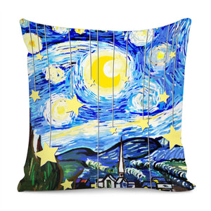 “The Starry Night” Pillow Cover
