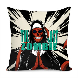 Zombies And Nuns And Rays And Fonts And Tentacles Pillow Cover