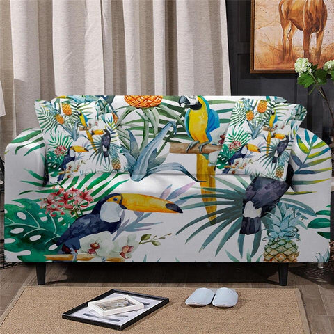 Image of Tropical Rainforest Sofa Cover - Beddingify