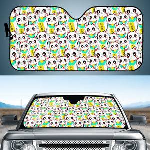 Lucky Chinese Cats Auto Sun Shades