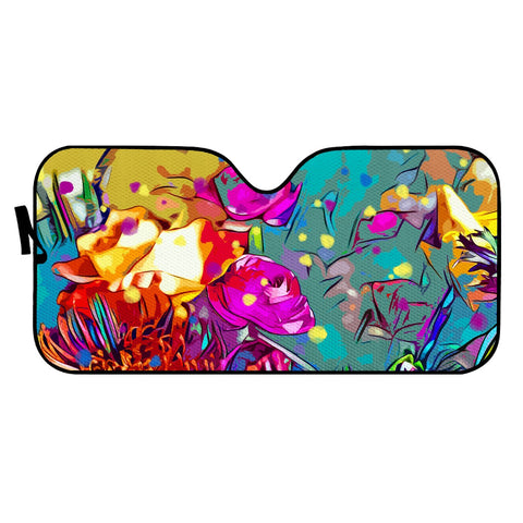 Image of Southern Flowers Auto Sun Shades