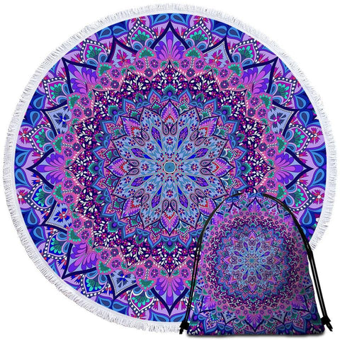 Image of Cosmic Bohemian Round Towel Set - Beddingify