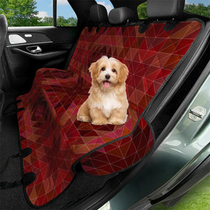 Smooth Burgundy Pet Seat Covers