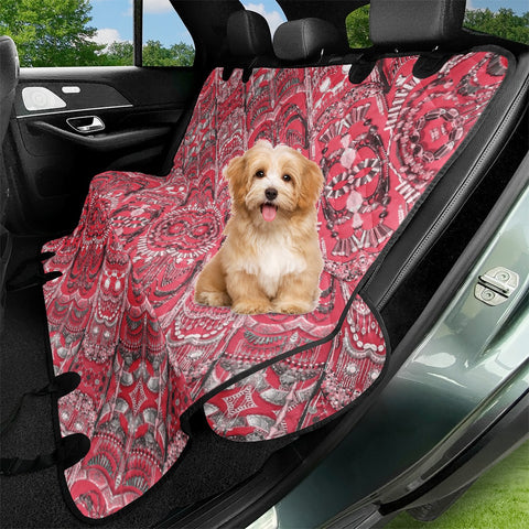 Image of Fancy Ornament Pattern Design Pet Seat Covers