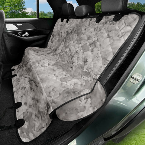 Image of Grey Abstract Grunge Design Pet Seat Covers