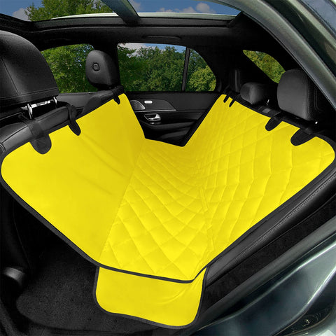 Image of Aureolin Yellow Pet Seat Covers