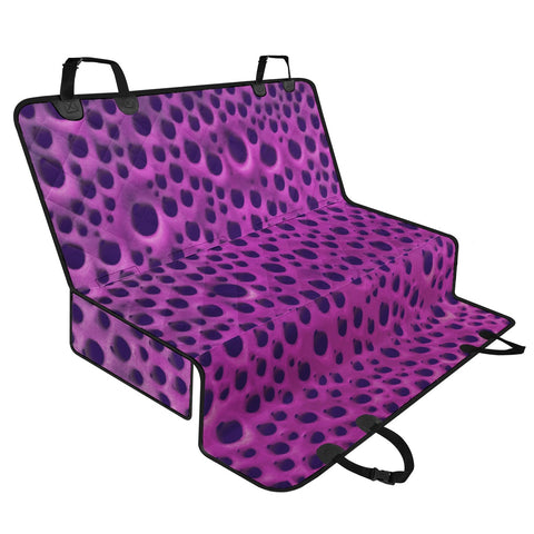 Image of Purple Abstract Print Design Pet Seat Covers