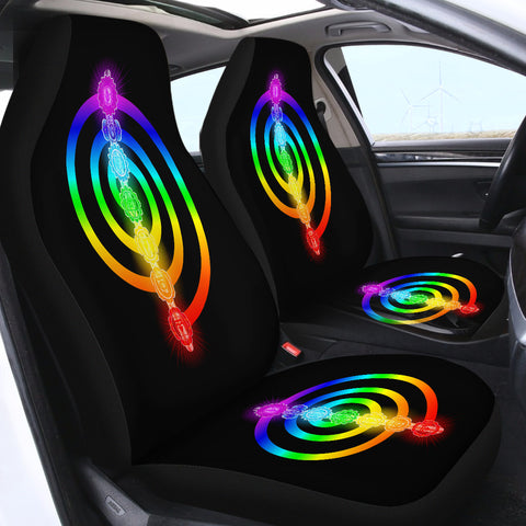 Image of Magical 7 Chakra SWQT2396 Car Seat Covers
