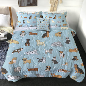 Cute Dogs Drawing SWBD5464 Comforter Set