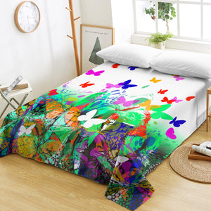 Colorful Butterflies SWCD5183 Flat Sheet