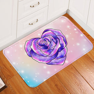 Purple Heart Rose Pastel Theme SW5347 Door Mat
