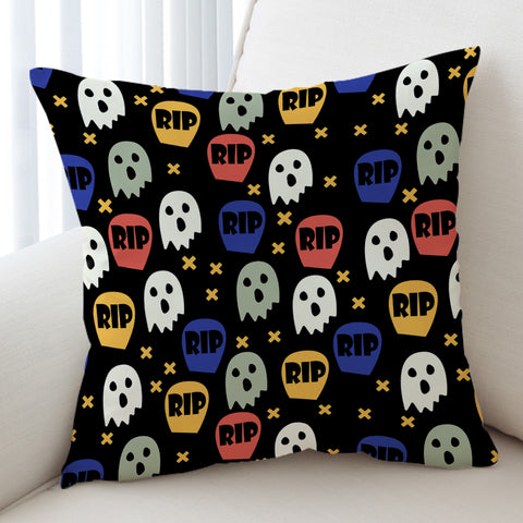 Image of RIP Cute Ghost Colorful Collection SWKD6200 Cushion Cover