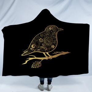 Golden Mandala Sunbird SWLM5472 Hooded Blanket