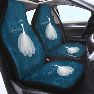 Bridal Shower Wedding Dress SWQT6122 Car Seat Covers