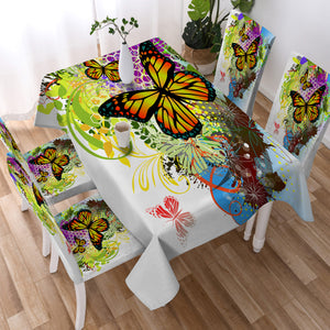 Colorful Butterfly SWZB3311 Tablecloth
