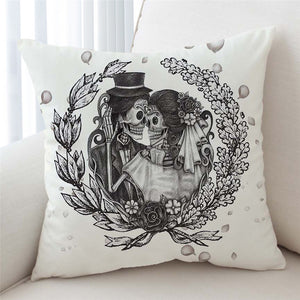 Skeleton Wedding  Cushion Cover - Beddingify