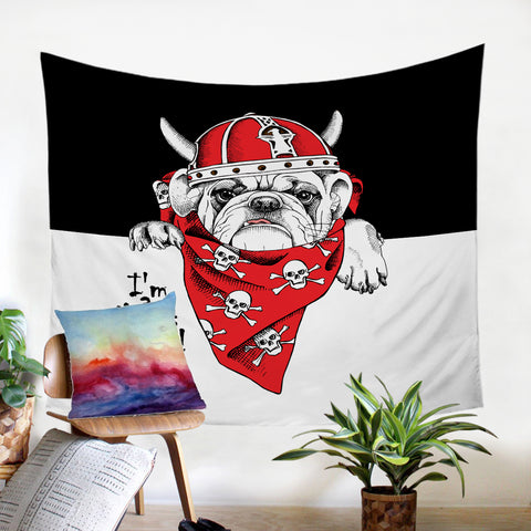 Image of Viking Pug SW2528 Tapestry
