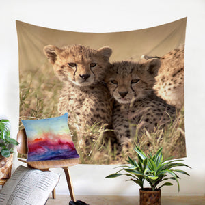 Cheetah Cubs SW2507 Tapestry