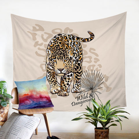 Image of Wild Leopard SW2519 Tapestry