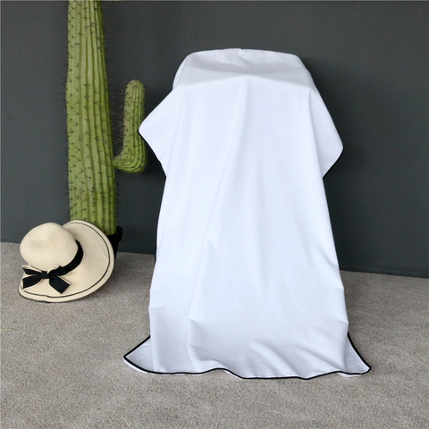 Image of Colorful Cute Tiny Marine Creatures White Theme SWLS6121 Hooded Towel