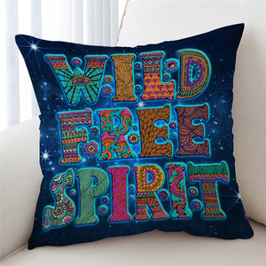 Wild Free Spirit Galaxcy Cushion Cover - Beddingify