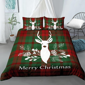 Merry Christmas Reindeer Bedding Set - Beddingify