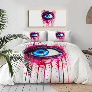 Red Eye By Pixie Cold Art Bedding Set - Beddingify