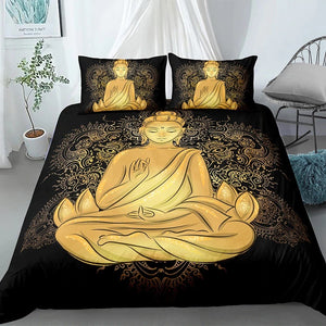 Glowing Buddha Bedding Set - Beddingify