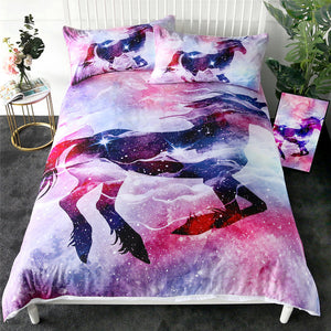 Watercolor Unicorn Bedding Set - Beddingify