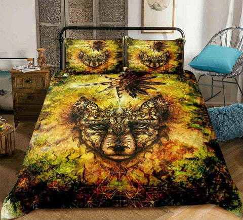 Image of Teen Boho Wolf Bedding Set - Beddingify