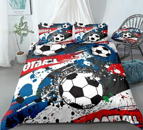 Image of Football Abstract Sports Bedding Set - Beddingify