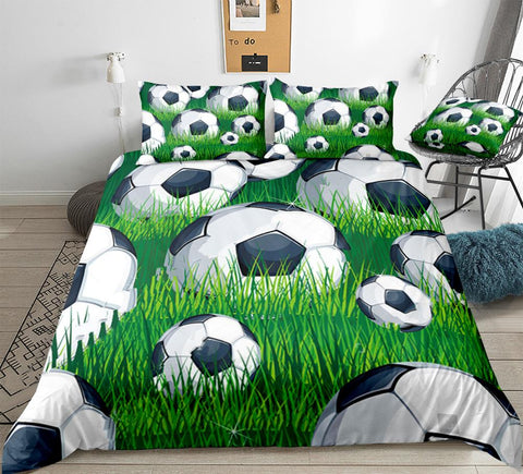 Image of 3D Soccer Ball Bedding Set - Beddingify