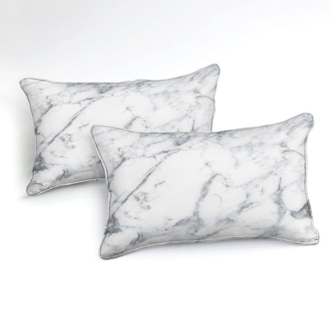 Image of Gray Marble Bedding Set - Beddingify