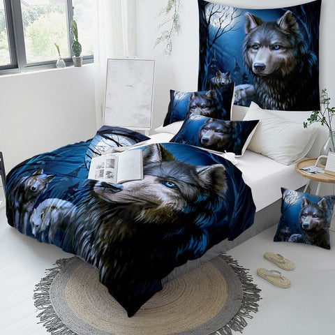 Image of Wolf Art Bedding Set - Beddingify