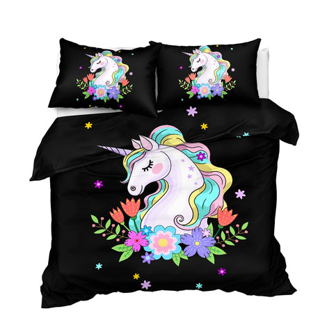 Image of Adorable Unicorn Themed Bedding Set - Beddingify