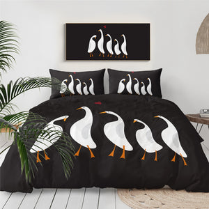 Goose Family Bedding Set - Beddingify