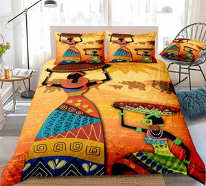 The Beauty Of African Girl Bedding Set - Beddingify